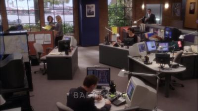 [elevator bell dings] - NCIS