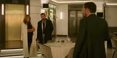 [elevator bell dings] - Murder Mystery 2