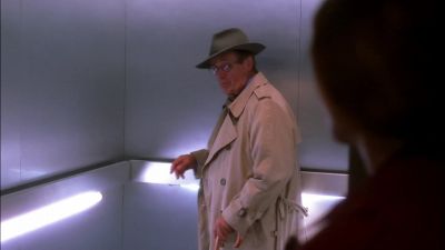 ( elevator bell dings ) - NCIS