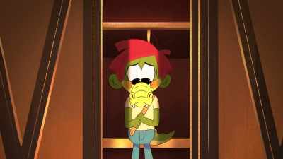 [elevator bell dings] - Arlo the Alligator Boy