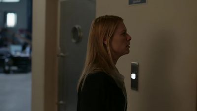 [elevator bell dings] - Homeland