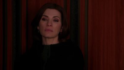 (elevator bell dings) - The Good Wife