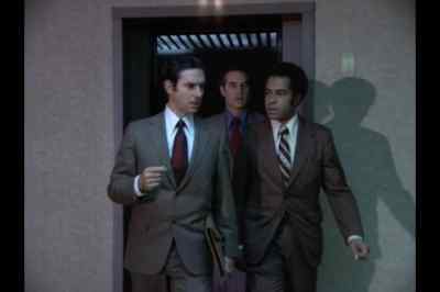 (elevator bell dings) - Barnaby Jones