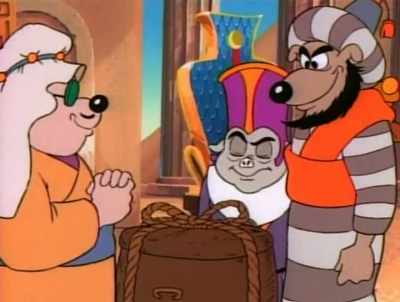 [elevator dinging] - DuckTales