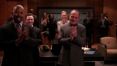 (elevator dings) - The Good Wife