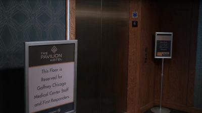 [elevator dings] - Chicago Med