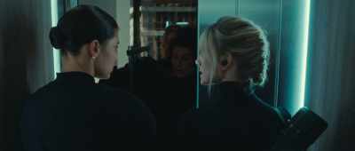 [elevator dings] - Wingwomen
