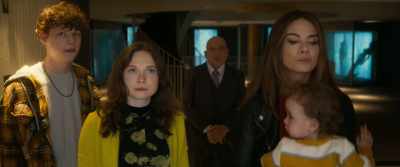 - [elevator dings]
- [sighs] - The Family Plan