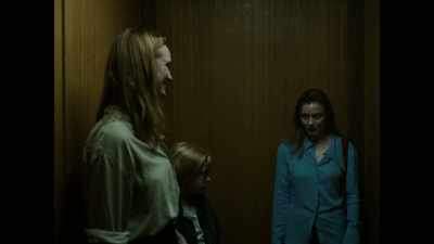 [elevator whirring] - The Seven Faces of Jane