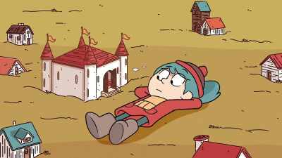 [elf king] Oh, um, young lady!
[chuckles] - Hilda