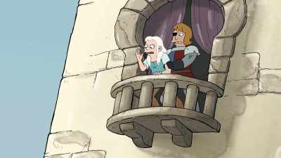 Elfo, this is not over!
Stay-- [muffled grunting] - Disenchantment
