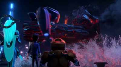 Eli designed a whole Gun Robot? - Trollhunters: Rise of the Titans