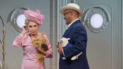 Eli, really! Have some respect
for the memory of my late husband. - Anything Goes
