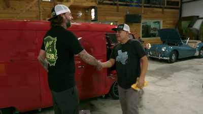 Eliot wants a logo on
his VW bus, - Shorty's Dream Shop