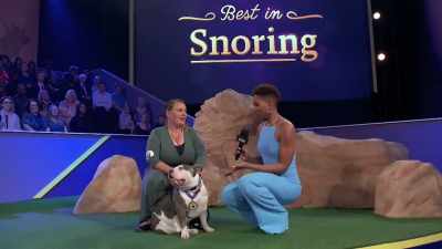 -Elisha and Capone, congratulations.
-Thank you. - 2022 American Rescue Dog Show