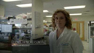 ELIZABETH NICKERSON: Here in
this lab, we synthesize DNA, - Origins: The Journey of Humankind