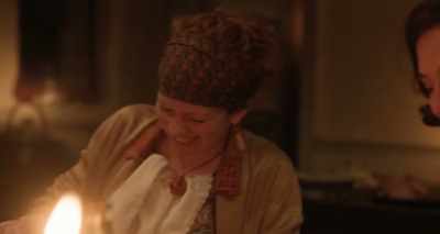 - ELIZABETH: Really?
- [ISOLA LAUGHS] - The Guernsey Literary and Potato Peel Pie Society