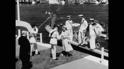 [ELIZABETH]: Standing
at last on Australian soil - Elizabeth Windsor