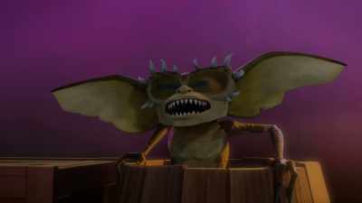 -[Elle gasps]
-[mogwai snarls] - Gremlins: Secrets of the Mogwai
