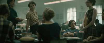 Ellie, you're on candidates' wives.
Basic life-on-the-trail stuff. - Boston Strangler