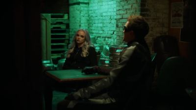 [Elongated Man exhales] - The Flash