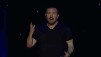 "Elvis! What is--" - Ricky Gervais: Humanity