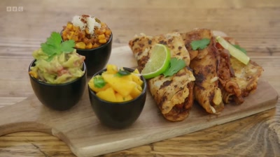 Elysse. Her dish was Mexican
pulled chicken tacos. - Young Masterchef