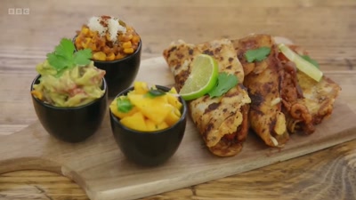 Elysse's Mexican
pulled-chicken tacos - Young Masterchef