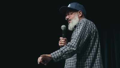 Emanating from the top
of the rectangular box, - David Cross: Oh Come On