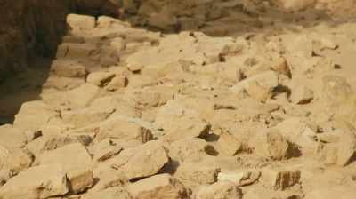 Emberling: We dug right down
onto a big stone wall, - Lost Kingdom of the Black Pharaohs