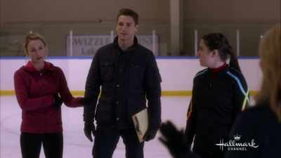 - Emily.
- Hey, Leslie. - Love on Ice