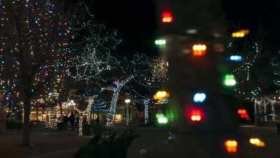 [Emily laughing] - Santa Fake