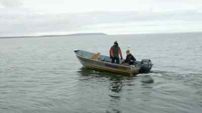 Emily's off the boats. - Bering Sea Gold
