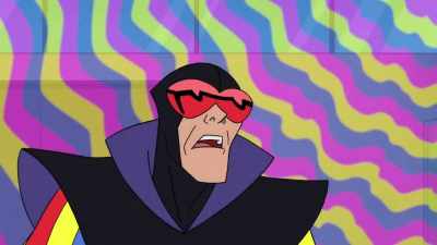 -Emotion, sadness, anger, love...
-[growls menacingly] - DC Showcase: Blue Beetle