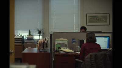 (employees continue conversing) - Sometimes I Think About Dying