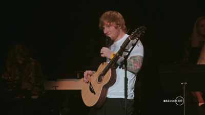 En bedankt dat je niets hebt gefilmd, - Apple Music Live: Ed Sheeran