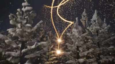 [Enchanted Valley music plays]
[Whimsical music plays] - Merry Birthday, Happy Christmas