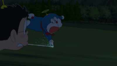 Enclose the entire island as much as possible - Doraemon: Nobita's New Dinosaur