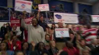 Encouraging polls,
the big crowds, - Obama: In Pursuit of a More Perfect Union