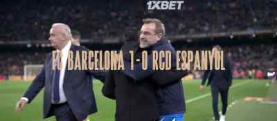 End of match! Barça wins. - FC Barcelona: A New Era