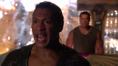 Enemy ship is in range. It is powering
weapons. We cannot survive another hit. - Stargate SG-1