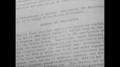 "Enforces federal narcotic laws." - Trapped