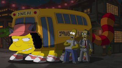 (engine humming) - The Simpsons