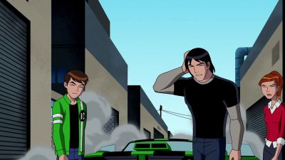 [ ENGINE RATTLES ]
[ ENGINE POPS, HISSES ] - Ben 10: Ultimate Alien