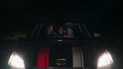 - [Engine revs]
- [Rock music playing] - Nowhere Fast