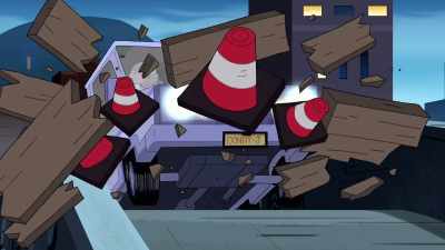 [ Engine revs, tires screech ] - Victor and Valentino