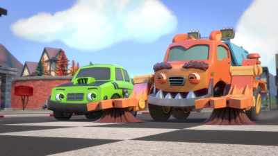-[engine revs]
-[tires screech] - Mighty Monsterwheelies