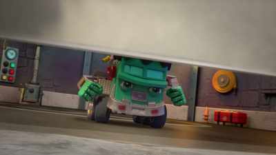 [engine revving in distance] - Mighty Monsterwheelies
