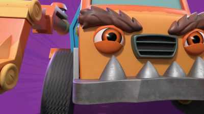 [engine revving] - Mighty Monsterwheelies