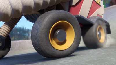 [engine revving] - Mighty Monsterwheelies